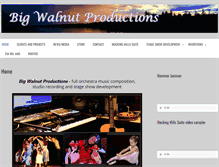 Tablet Screenshot of bigwalnutproductions.com